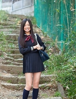 Mayumi Yamanaka takes a walk in her city after classes
