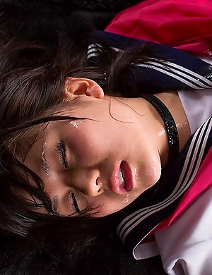 Horny little schoolgirl Mai Araki is hungry for cock but shes inexperienced and doesnt know what shes about to get.