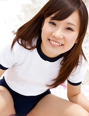 Kana Yuuki with hot ass in shorts wants to fly on broom